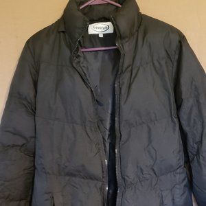 Freestyle Winter Coat, Black Puffer, Size Medium